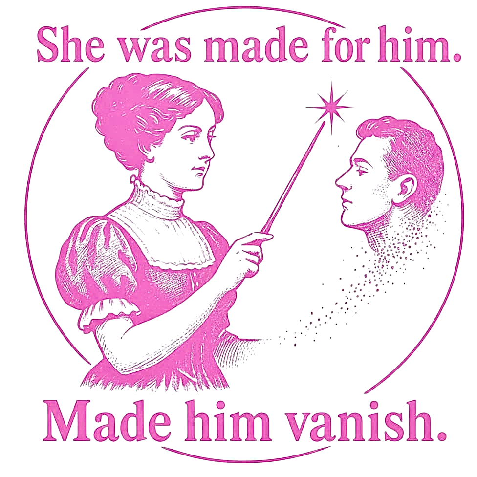 She was made for vanish him