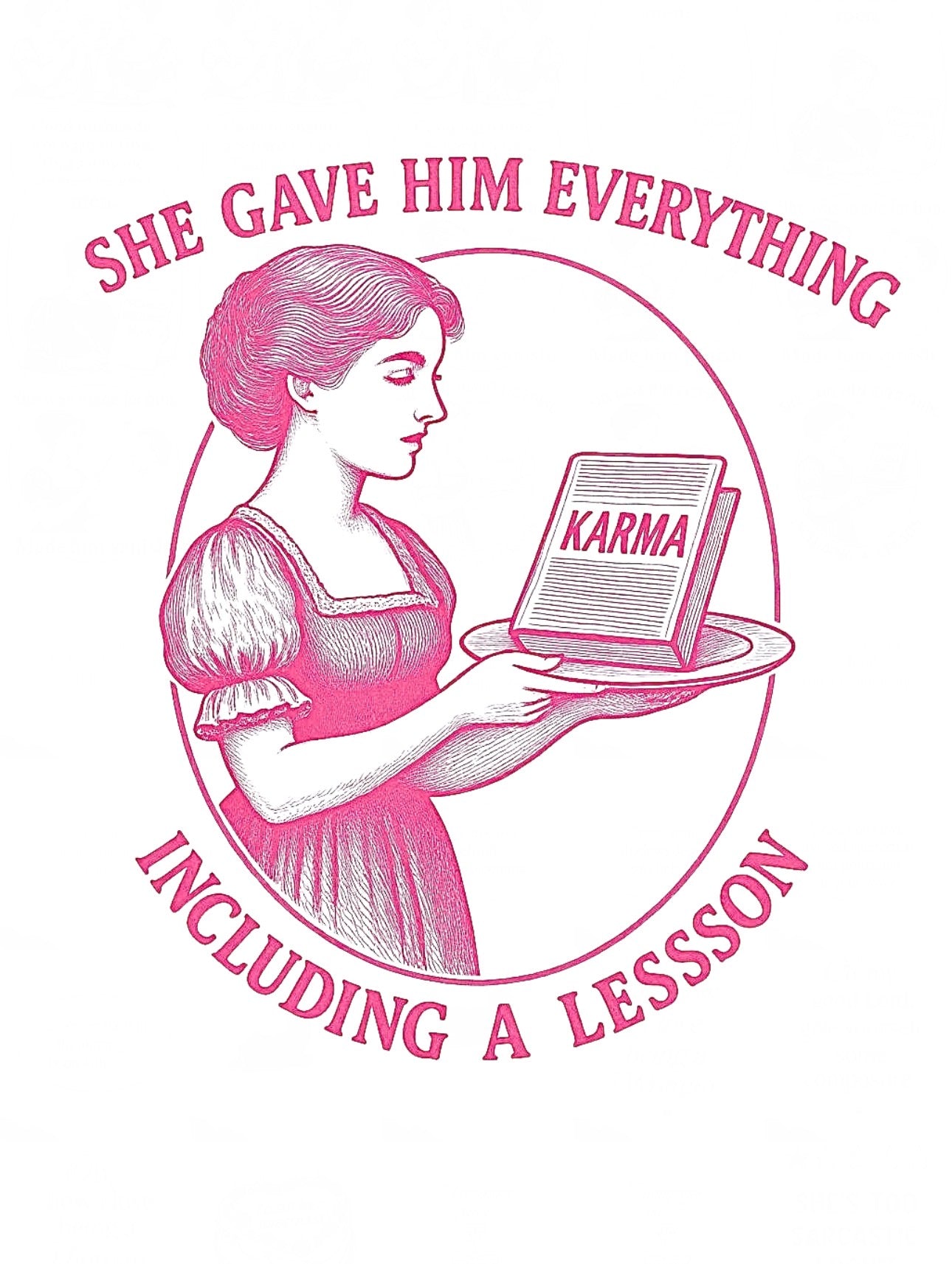 She gave him a lesson
