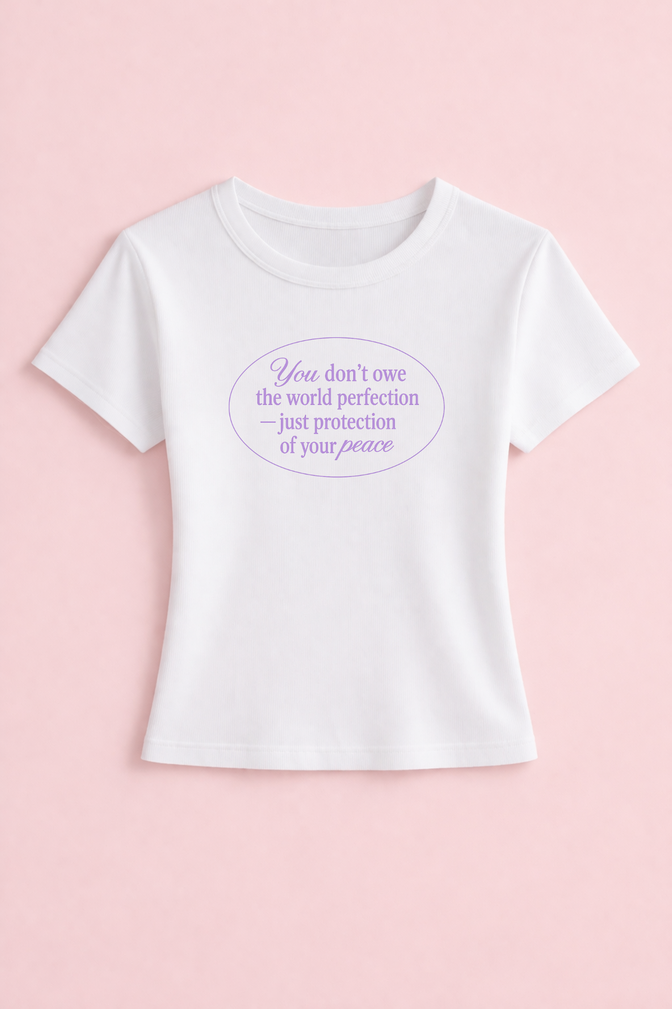 You don't owe the world perfection