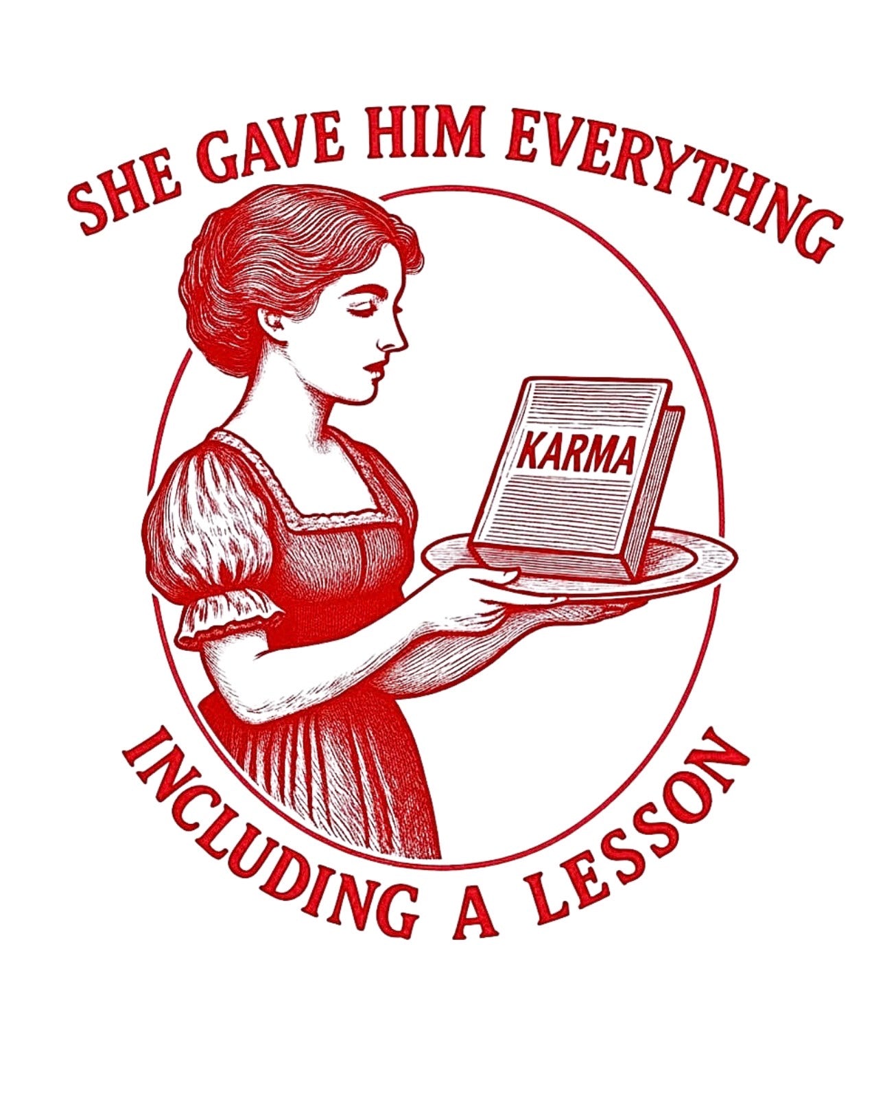 She gave him a lesson