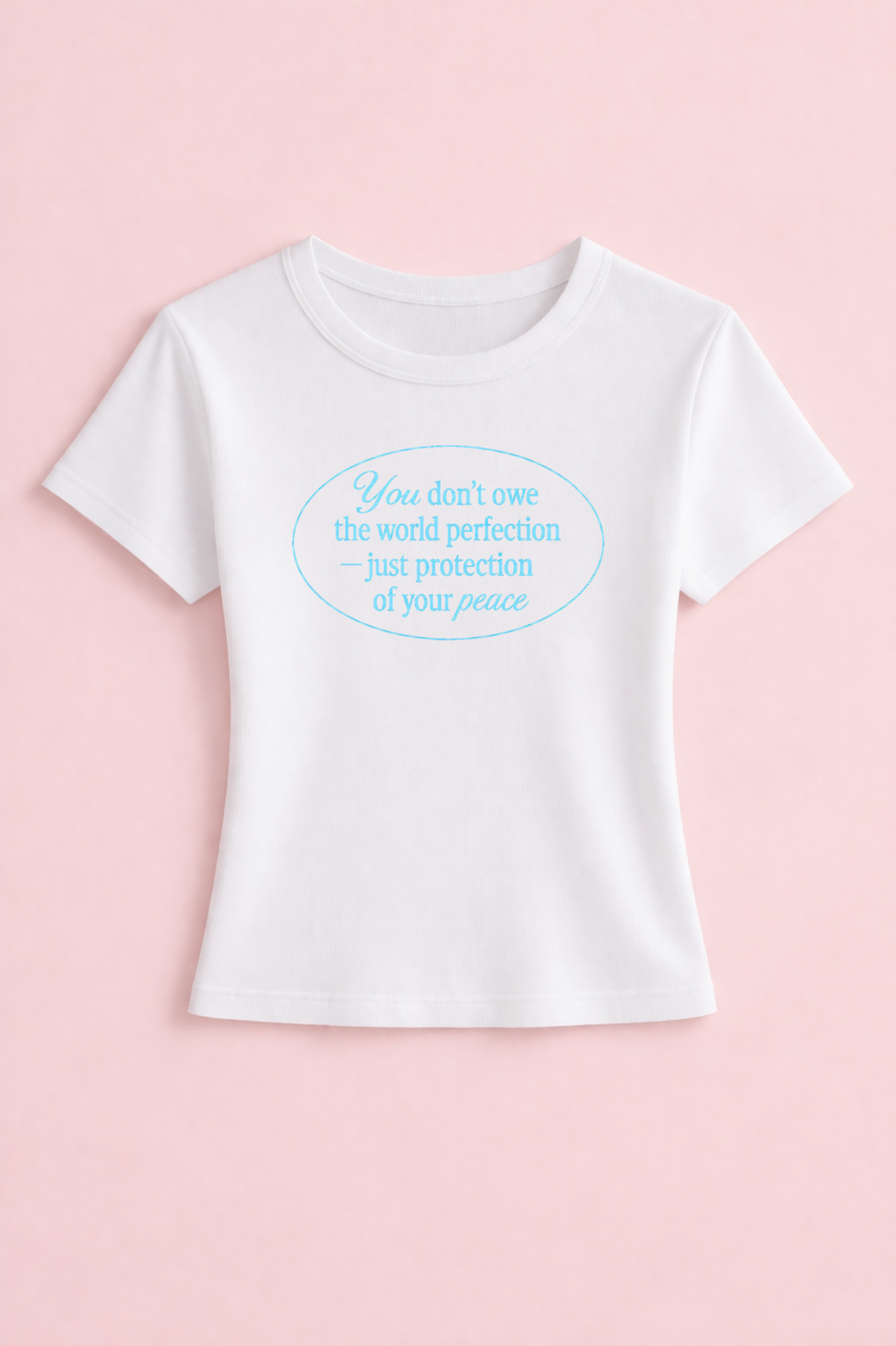 You don't owe the world perfection
