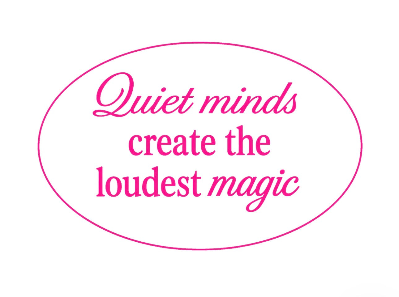 The loudest magic