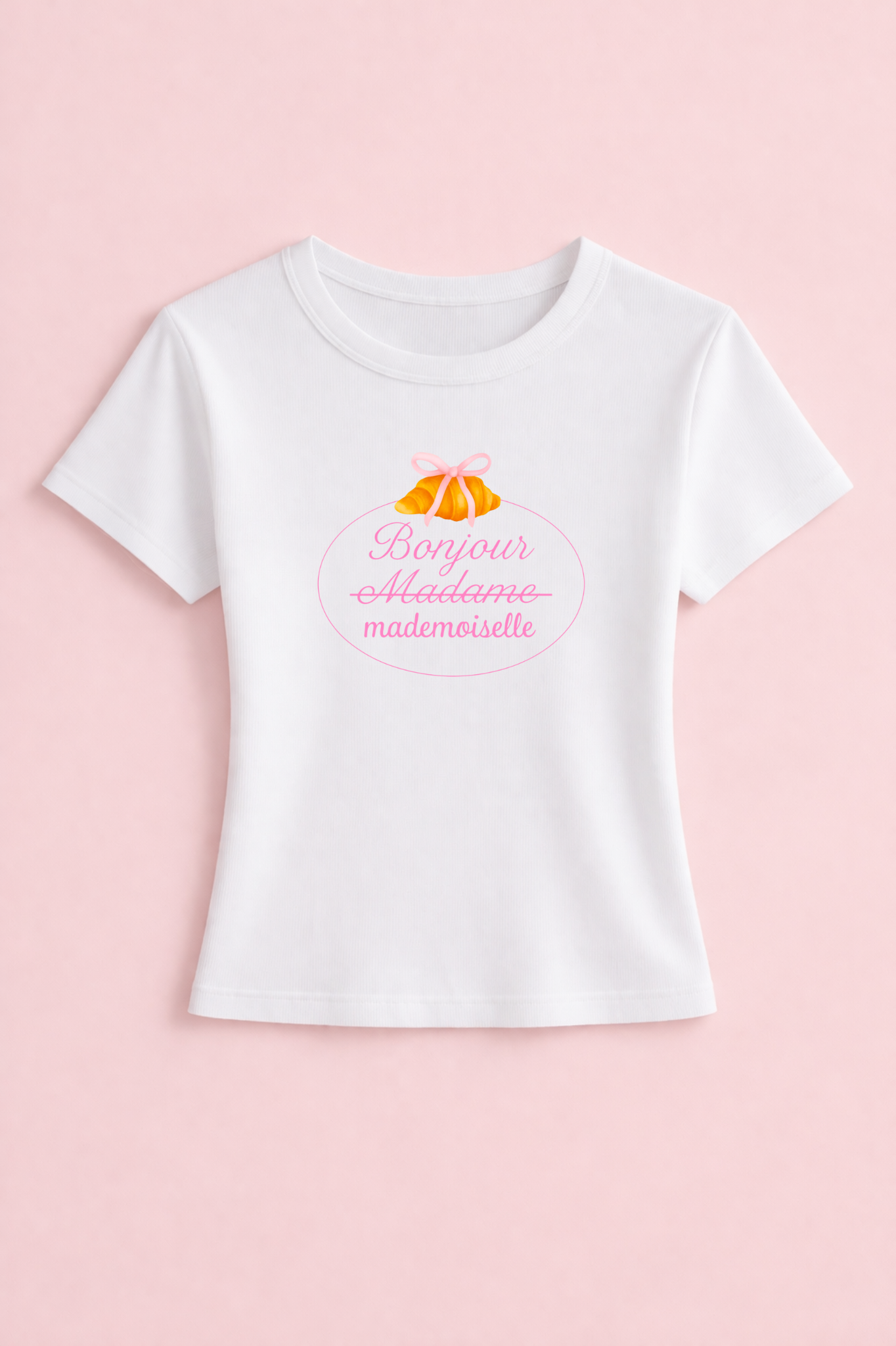 Bonjour mademoiselle (avec un croissant)