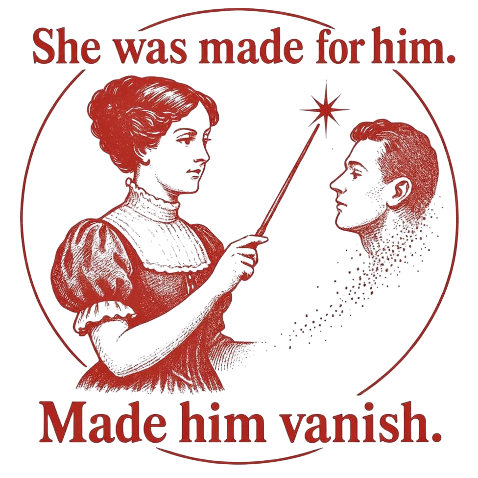 She was made for vanish him