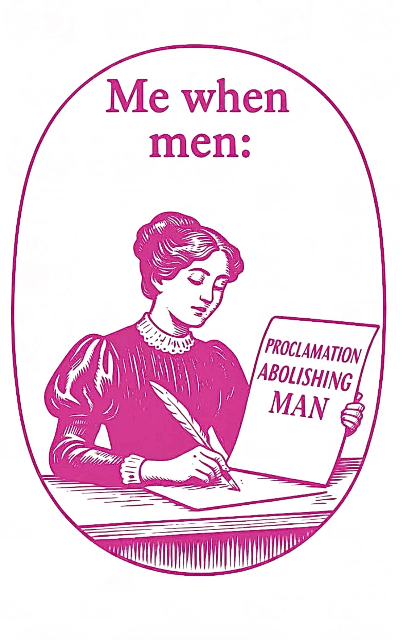 Me when men: