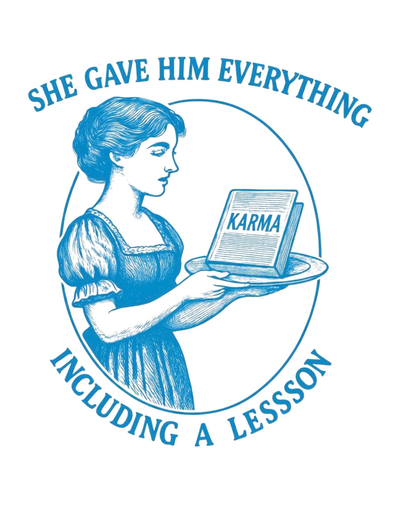 She gave him a lesson