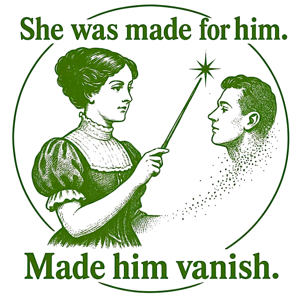 She was made for vanish him