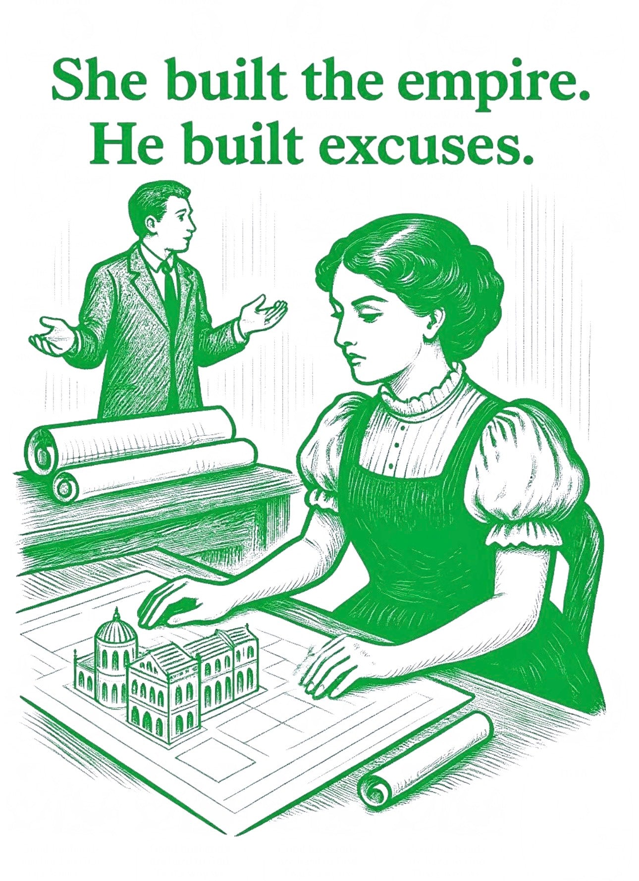 She built the empire